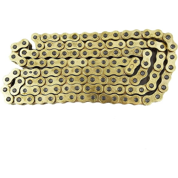 munirater Gold 520 Drive Chain 120 Links With O-Ring Masterlink For Dirt Bike 520x120
