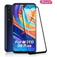 thumbnail image 1 of SCL Protecteur d'Écran Compatible avec Moto G8 Plus, [2 Pack] Couverture Complète Incurvée 3D Trempé, 1 of 5