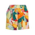 thumbnail image 5 of Time and Tru Women's Linen Blend Shorts, 5 of 5