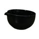 thumbnail image 2 of Cuenco de cerámica para matcha, cuenco de té de porcelana tradicional hecho a mano para ceremonia del té. negro, 2 of 9
