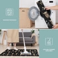 thumbnail image 6 of Black Highland Cow Flower Pattern Kitchen Rugs Sets Of 3,Kitchen Runner Rugs Non Skid Washable,Decorative Kitchen Floor Mats for Kitchen,Sink,Laundry,17"x30"+ 17"x47" + 17"x59", 6 of 6