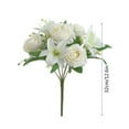 thumbnail image 3 of Gmogad 32cm Real Touch Artificial Flowers - Silk Hydrangea Bouquet for Wedding Centerpieces, Home Decor - UV Resistant Faux Plants for Vases, Wall Arrangements, 3 of 5