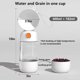 thumbnail image 2 of Dog Water Bottle with Food Container, Lightweight and Portable Pet Water Bottle - Leakproof Dog Travel Water Bottle for Pets Outdoor Walking, Travel (White Drinking + Feeding - 400ml + 185ml), 2 of 5