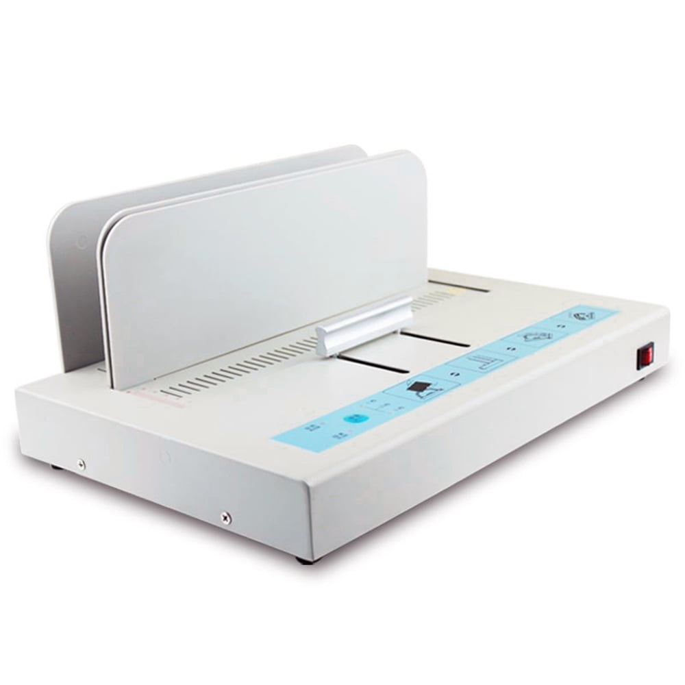 A4 Thermal Binding Machine with Infrared Optical Detection 50mm Binding Thickness Binding Machine Thermal Book Binder Book Binding Machine for Study Rooms Living Rooms Offices