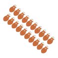 thumbnail image 3 of 20 juegos de anillos en D de cuero para bolso, anillos en D de cuero genuino, suministros para hacer bolsos, bolso cruzado de cuero, artesanía Claybank, 3 of 8