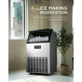 ADT Ice Mahcine Stainless Steel Under Counter Freestanding Commercial Ice Maker Machine for Home
