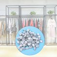 thumbnail image 2 of 200 Pcs Acrylic Ellipse DIY Decoration Part for Clothing Shoe Bag Ornament Accessory(10x14mm), 2 of 3