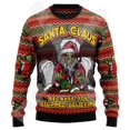 thumbnail image 3 of Suéter feo de invierno retro vintage con grafiti de Papá Noel para Halloween, Navidad, estampado 3D, estilo Harajuku, informal, divertido, de manga larga, 3 of 5