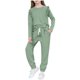 thumbnail image 2 of Conjuntos de blusas y camisas de cuello redondo y manga larga para niñas y niños, otoño invierno, blusas de cuello redondo y manga larga, pantalones cortos casuales, traje deportivo para bebé, top de, 2 of 8