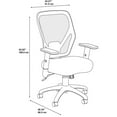 thumbnail image 2 of Bush Business Furniture Accord Mesh Back Office Chair, Black, 2 of 6