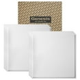 thumbnail image 1 of Genesis 2ft x 2ft White Stucco Pro Revealed Edge Ceiling Tiles - Easy Drop-in Installation - Waterproof, Washable and Fire-Rated - High-Grade PVC to Prevent Breakage - Package of 12 Tiles, 1 of 7