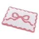 thumbnail image 2 of Alfombra de baño suave para bañera, antideslizante, absorbente de agua, lavable, irregular rosa, 2 of 9