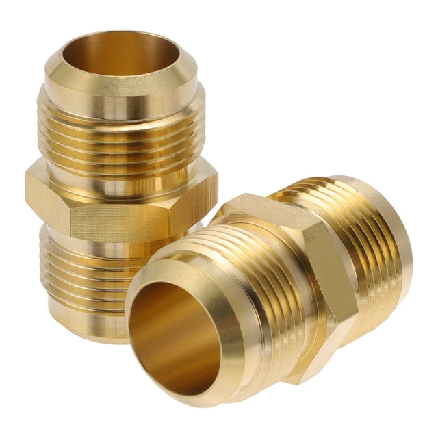Conectores de Junta de Extensión de Tubería de Latón de 2 Pcs para Aire Acondicionado 3/4"