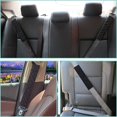 thumbnail image 5 of Protector para cinturón de seguridad de coche, cojín extraíble para cinturón de seguridad, 2 almohadillas de viaje cómodas para asiento de coche para adultos y niños (negro), 5 of 5