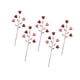 thumbnail image 4 of Corazones artificiales para San Valentín, ramas florales, púas florales artificiales 5 piezas, 4 of 9