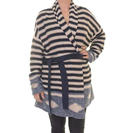 Indigo Striped Jeans - Lauren Ralph Lauren Tan Navy Striped Long Cardigan XL