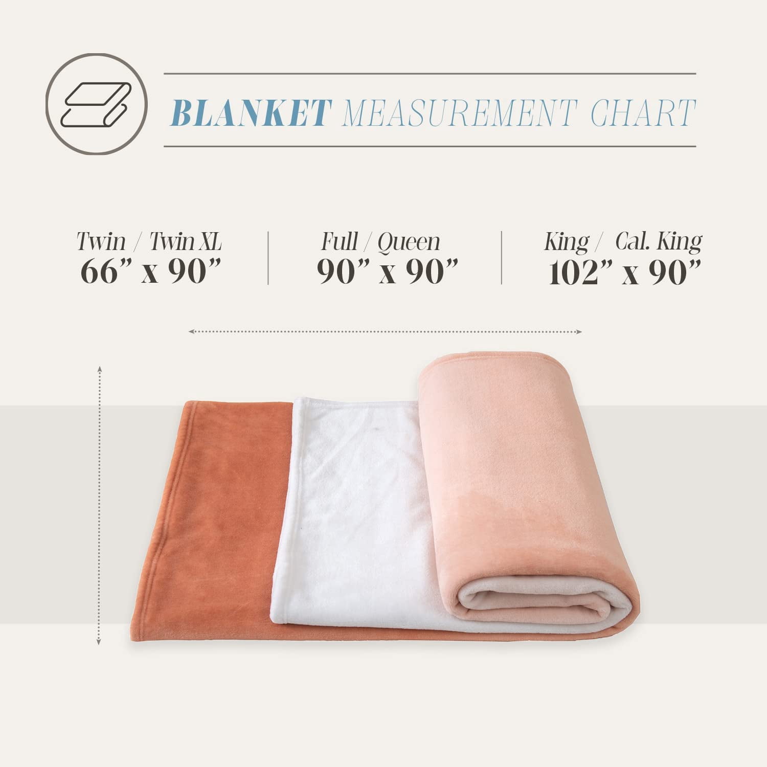 Ombre Print All Season Fleece Blanket - Anti-Static - Plush, Soft and Cozy, Full/Queen, Dusty Rose