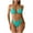 A-Blue, variant on Women's Bikini Set Pure Color Halter 2 Piece Swimsuit Triangle String Bikini Tops with Brazilian Briefs Cheeky Bathing Suit A-Pink