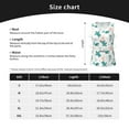 thumbnail image 5 of Bixox Women's Turtles And Seahorses Printed Sleeveless Fitness Workout Running Quick-Dry Tank Top, 5 of 7