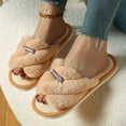 thumbnail image 2 of Agkizg Womens Fuzzy Slippers, House Slippers, Multi Size Fuzzy Lined House Slippers Warm Plushes Comfortable Casual Indoor Winter Slippers, 2 of 6