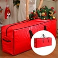 thumbnail image 1 of WHEANG Christmas Tree Storage Bag Up To 7.5 Ft Holiday Xmas Disassembled Trees With Reinforced Handles & Zipper Material From Dust (Red), 1 of 5