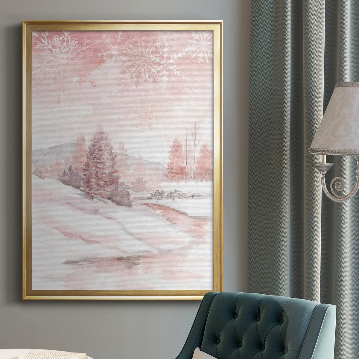 Blush Winter Premium Framed Print - Ready to Hang