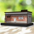 thumbnail image 4 of Esquirla Acrylique Garage Show Case 1:64 Échelle de Table Rouge Brique Simple Couche, 4 of 8