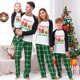 thumbnail image 2 of Pijamas familiares navideños a juego, conjuntos de pijamas verdes, verano, Julio, 2 of 4