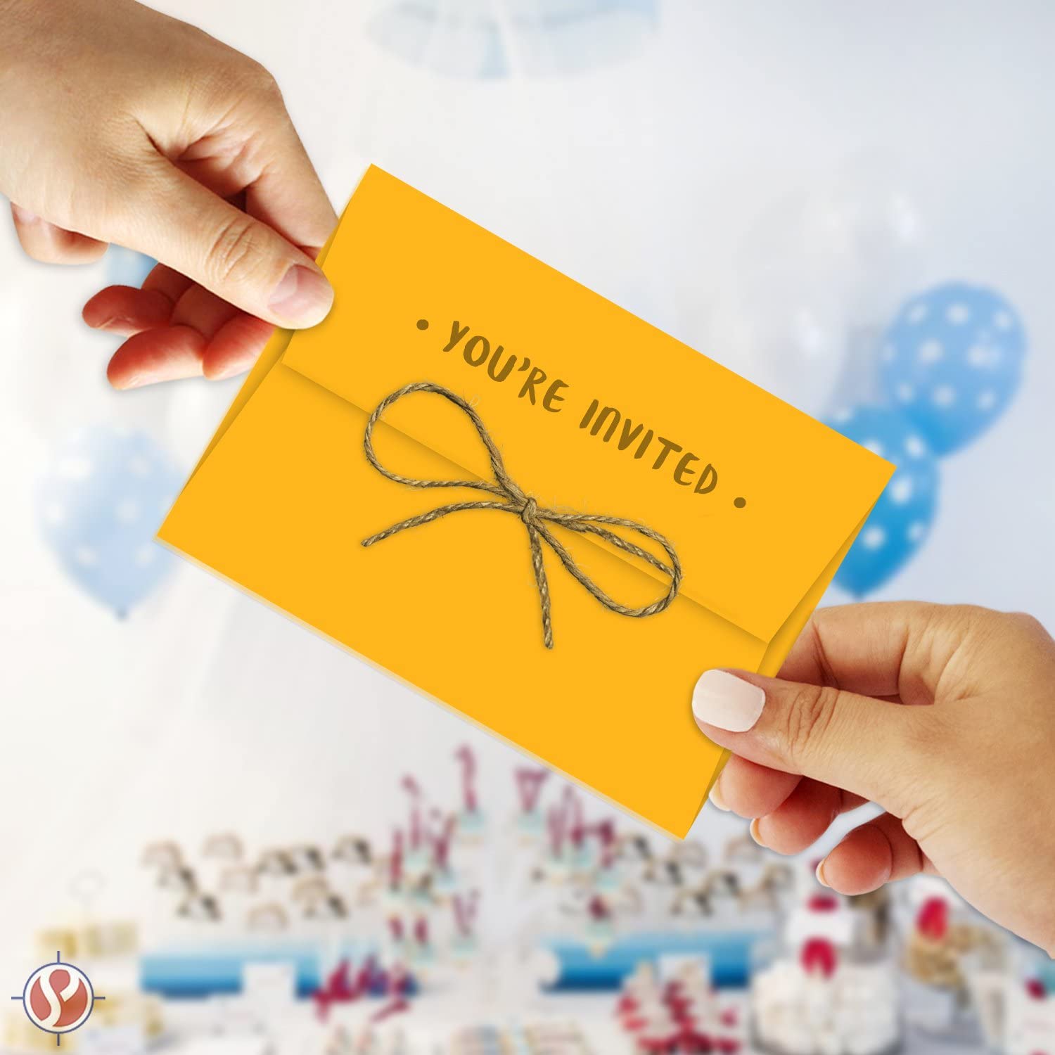 Gold A7 Bright Color Envelopes - 5 1/4 x 7 1/4 Inches - Perfect for 5x7 Photos, DIY Arts and Crafts Cards - for Professional and Homemade Projects - Value Pack of 50 Envelopes