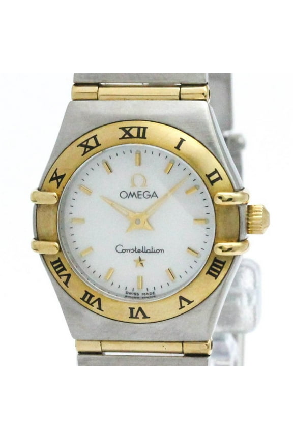 Pre-Owned OMEGA Constellation MOP Dial Quartz Ladies Watch 1272.70 Polished (Good)