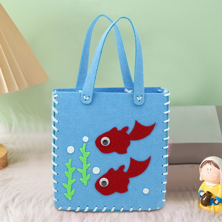 YingYouFu Cloth Handbag Non-Woven, Children'S Hand-Made Diy Paste