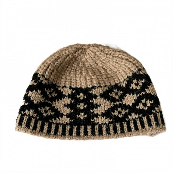 TELOLY Beanie for Women,Eye-Catching Shape Winter Fashion,Sweet Fashion Appeal Beanies,Brown