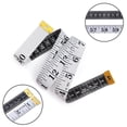 thumbnail image 2 of Double Sided Dressmaker Tape Measures, 1.5m 60 Inch Tailor Dressmaker Fabric Ruler, The White Measure Tape 1 Pieces, 2 of 7