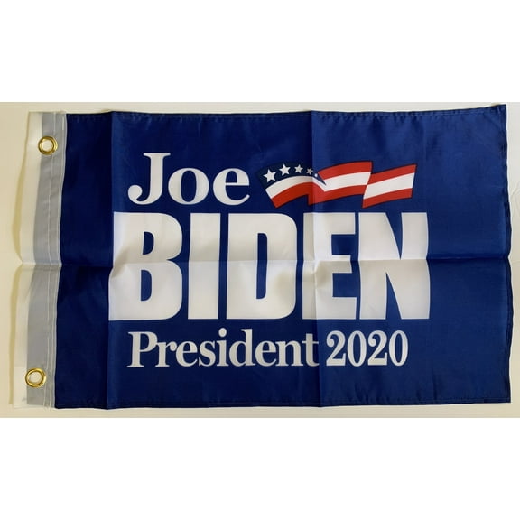 Joe Biden Democratic Party 2020 Presidential Blue Single Sided 12"X18" Boat Flag Inch DuraLite® 68D Nylon