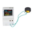 thumbnail image 4 of Medidor de energía monofásico Medidores de factor de potencia de frecuencia de carril Instrumento de medición multifuncional AC250-450V VoborMX herramienta, 4 of 8