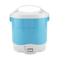 thumbnail image 3 of Portable Rice Cooker Electric Food Steamer 24V 180W 1.6L Electric Portable Multifunctional Rice Cooker Food Steamer For Cars Blue, 3 of 8