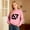 Pink, variant on Graphic Print Hooded Sweatshirt, Long Sleeve Pullover Casual Soft Fleece Jacket with Pocket for Youth Outdoor Sports, Comfortable Top with Adjustable Hood