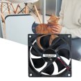 thumbnail image 2 of Farfi 12025 Cooling Fan Efficient Big Air Flow Plastic Sleeve Bearing DC Brushless Radiator Fan for Air Purifier (DC24V), 2 of 13