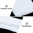 thumbnail image 3 of HAMPPLIES 10Pcs White Disposable Microfiber Towels Soft Breathable Towels for Travel and Business, 3 of 8