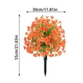thumbnail image 1 of Ltdhehe 21" Morning Glory Simulation Flower For Outdoor Faux Shrubs Realistic Bushes For Garden Yard Front Porch Patio, 1 of 4