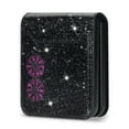 thumbnail image 5 of Allytech Wallet Case for Samsung Galaxy Z Flip 5 5G - Glitter Leather Stand Multiple Cards Holder Shockproof Flip Folio Cover Stand - Black, 5 of 6