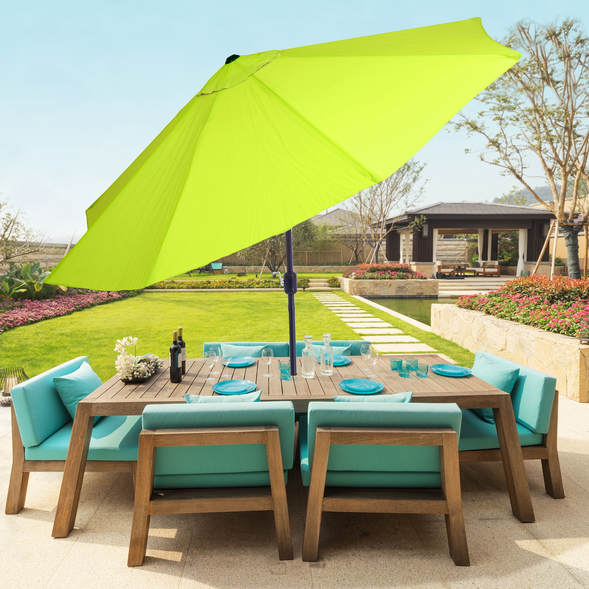 Protect Yourself From The Sun With Teak Patio Umbrellas