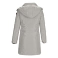 thumbnail image 3 of Chaqueta y abrigo informal de manga larga con capucha para mujer, estilo San Valentín, informal, de longitud media, cálido, con estampado, de algodón, con capucha, blusa, abrigo para mujer, 3 of 3
