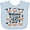 AE-Light Blue, variant on Inktastic Welcome to the Herd with Cute Black and White Holstein Cows Boys or Girls Baby Bib