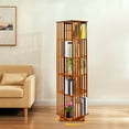 thumbnail image 3 of Rotating Bookshelf,5-Tier Rotating Bookcase, Floor Standing Book Storage Display Rack, Revolving Bookcase, Corner Bookshelf for Small Space, Bedroom, Study Room,Office, 3 of 25