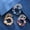 3pc, variant on Round Circle Brooch Rhinestone Crystal Brooch 18k Gold Plated Lapel Pin Jewelry Gifts for Women Men 