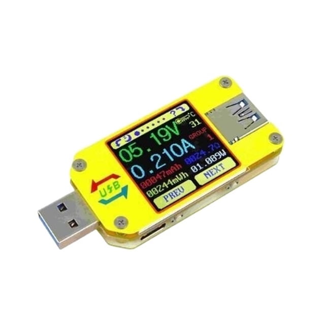 APP USB 3.0 Type-C DC UM34 UM34C USB Tester Voltmeter Ammeter Voltage Current Meter Battery Charge Measure Cable Detector Tester ,Improved Measurement Accuracy