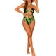 thumbnail image 2 of Bañador de una pieza con tirantes halter y estampado integral INSPIRE CHIC, 2 of 5