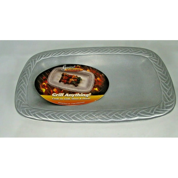 Wilton Armetale Gourmet Grillware Grilling and Serving Tray, 16.5Inch