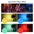 thumbnail image 5 of Photography Honeycomb Lamp Shade Grid 60 Degree with 4pcs Color Filters for 7.1in-9.8in Reflector Diffuser Studio Light Strobe Accessory, 5 of 6